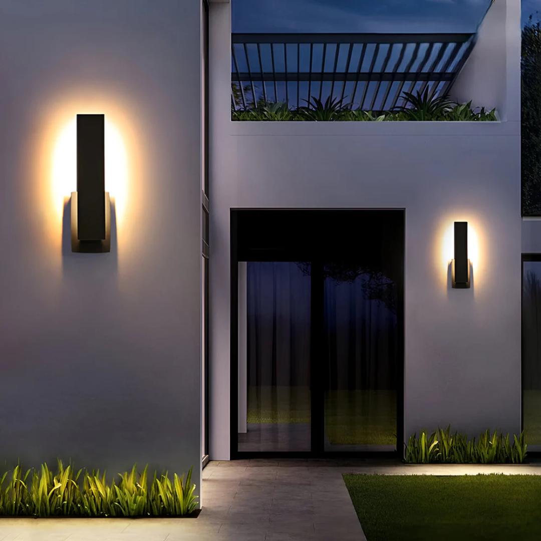 Modern Aluminum LED Outdoor Wall Light - Waterproof Exterior Fixture for Garden - 3000K Warm White - Image 5