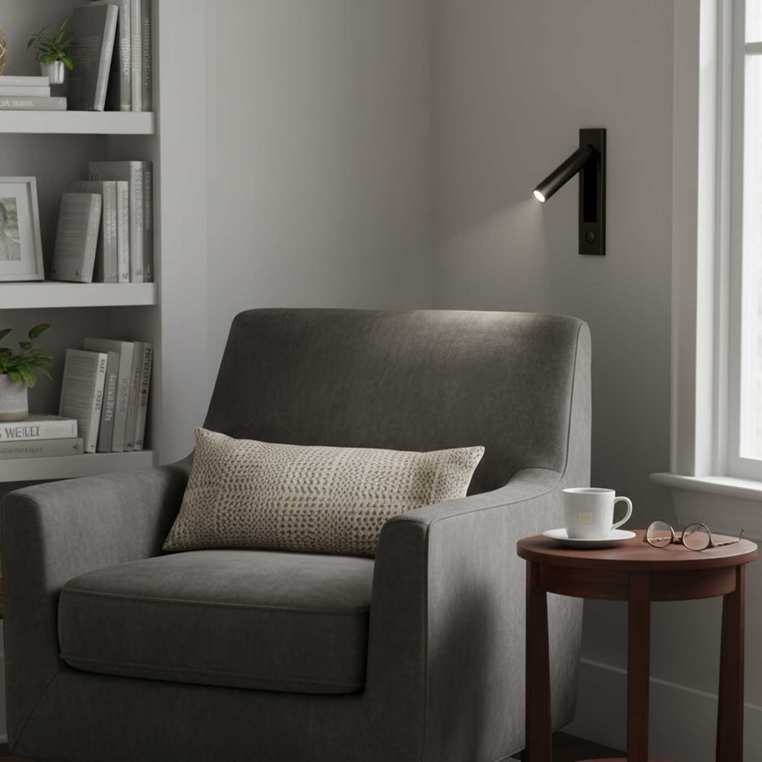 Modern Aluminum LED Wall Lamp - Adjustable Embedded Sconce - Minimalist Lighting - Image 4