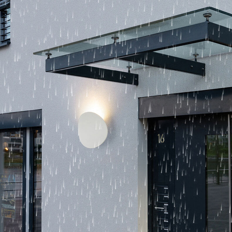 Modern Aluminum LED Wall Sconce - Round Indoor/Outdoor Lighting - Stylish Design - Image 4