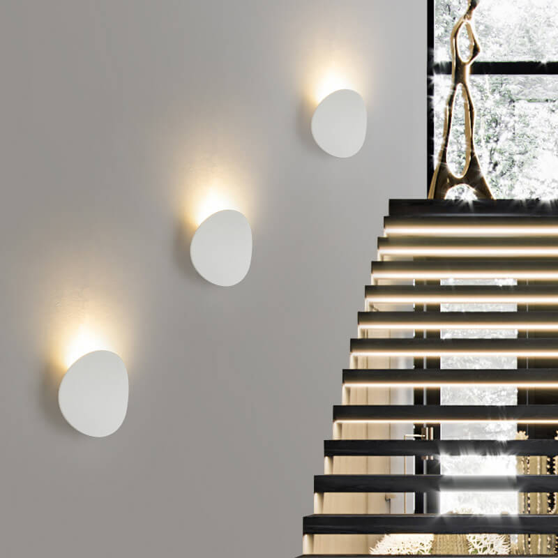 Modern Aluminum LED Wall Sconce - Round Indoor/Outdoor Lighting - Stylish Design - Image 5