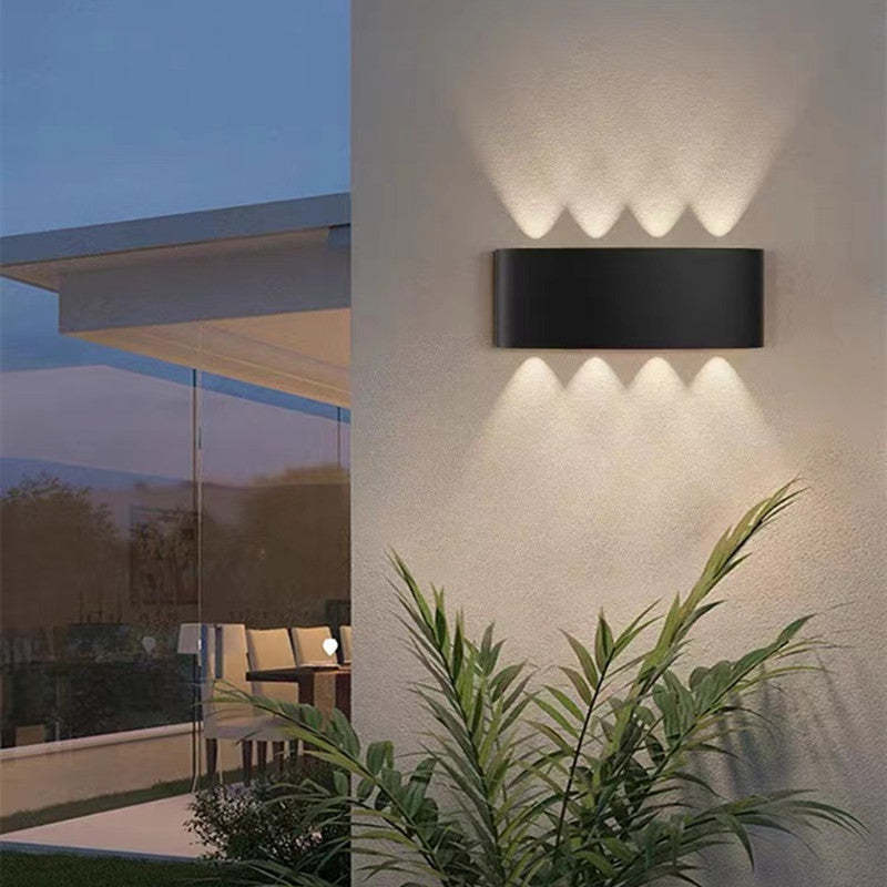 Modern Aluminum Rectangular Wall Light - Stylish 2-Light Fixture - Image 3