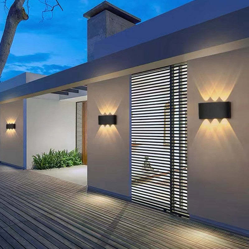 Modern Aluminum Rectangular Wall Light - Stylish 2-Light Fixture - Image 4