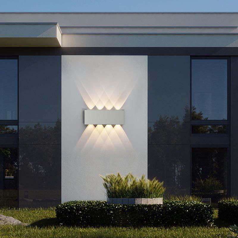 Modern Aluminum Rectangular Wall Light - Stylish 2-Light Fixture - Image 5