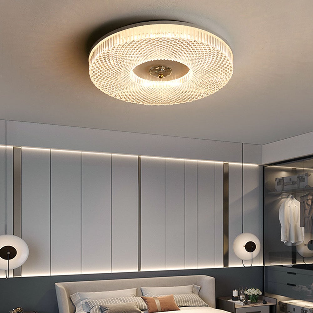 Modern Crystal LED Ceiling Lamp - Slim Design Plafondlamp - Image 1
