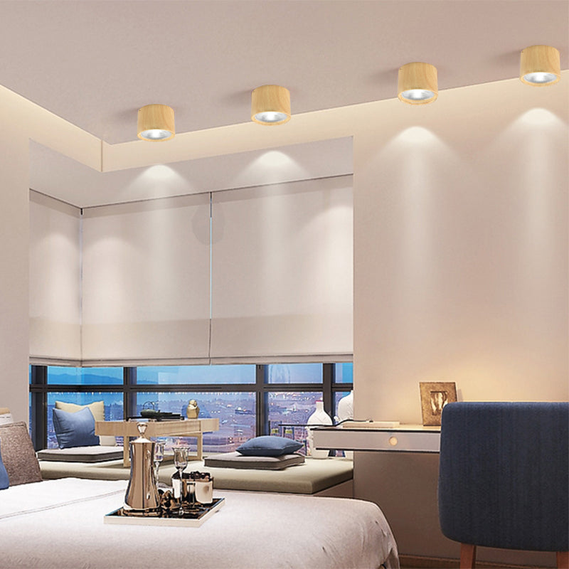 Modern Cylinder LED Flush Mount - Stylish Ceiling Light Fixture - Image 5
