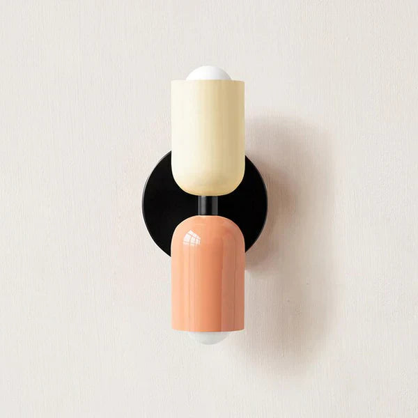 Modern Cylinder Wall Sconce - Metal & Plastic - Dual LED Light - Stylish Fixture - Image 10