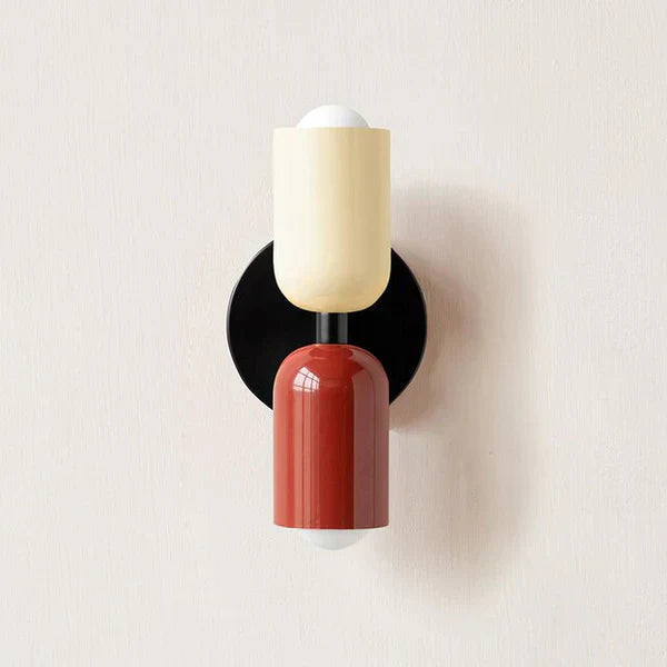 Modern Cylinder Wall Sconce - Metal & Plastic - Dual LED Light - Stylish Fixture - Image 11