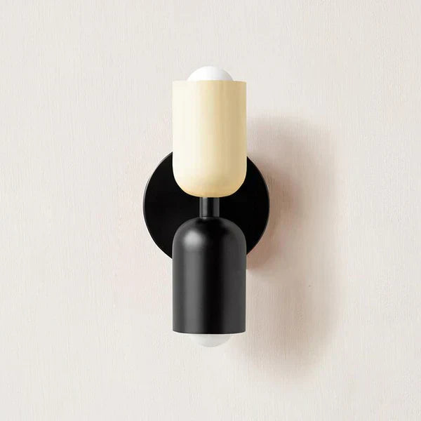 Modern Cylinder Wall Sconce - Metal & Plastic - Dual LED Light - Stylish Fixture - Image 12