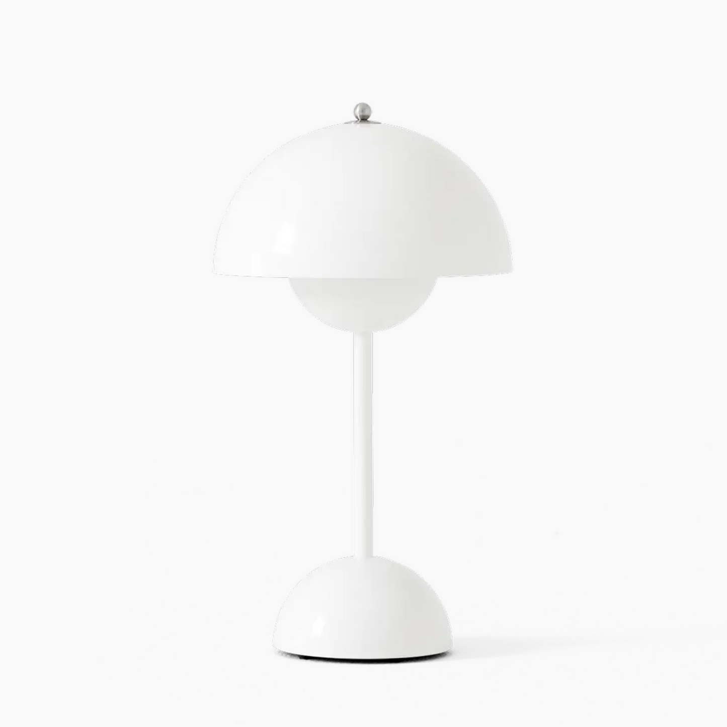 Modern Dome Table Lamp - Iron & Acrylic - Wireless LED Lighting - Image 12