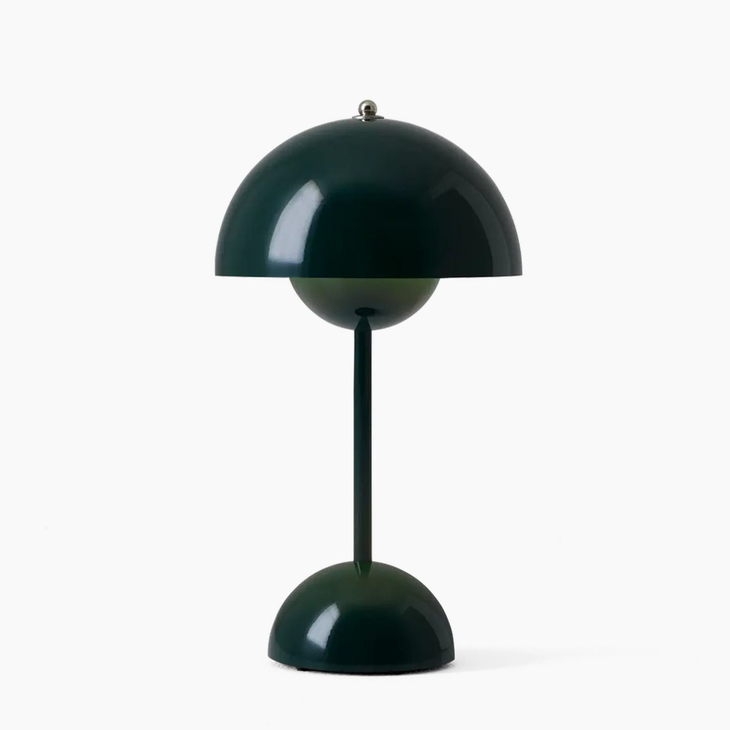 Modern Dome Table Lamp - Iron & Acrylic - Wireless LED Lighting - Image 13
