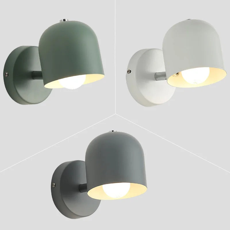 Modern Dome Wall Lamp - Iron & Glass Sconce - Stylish Lighting Fixture - Image 2