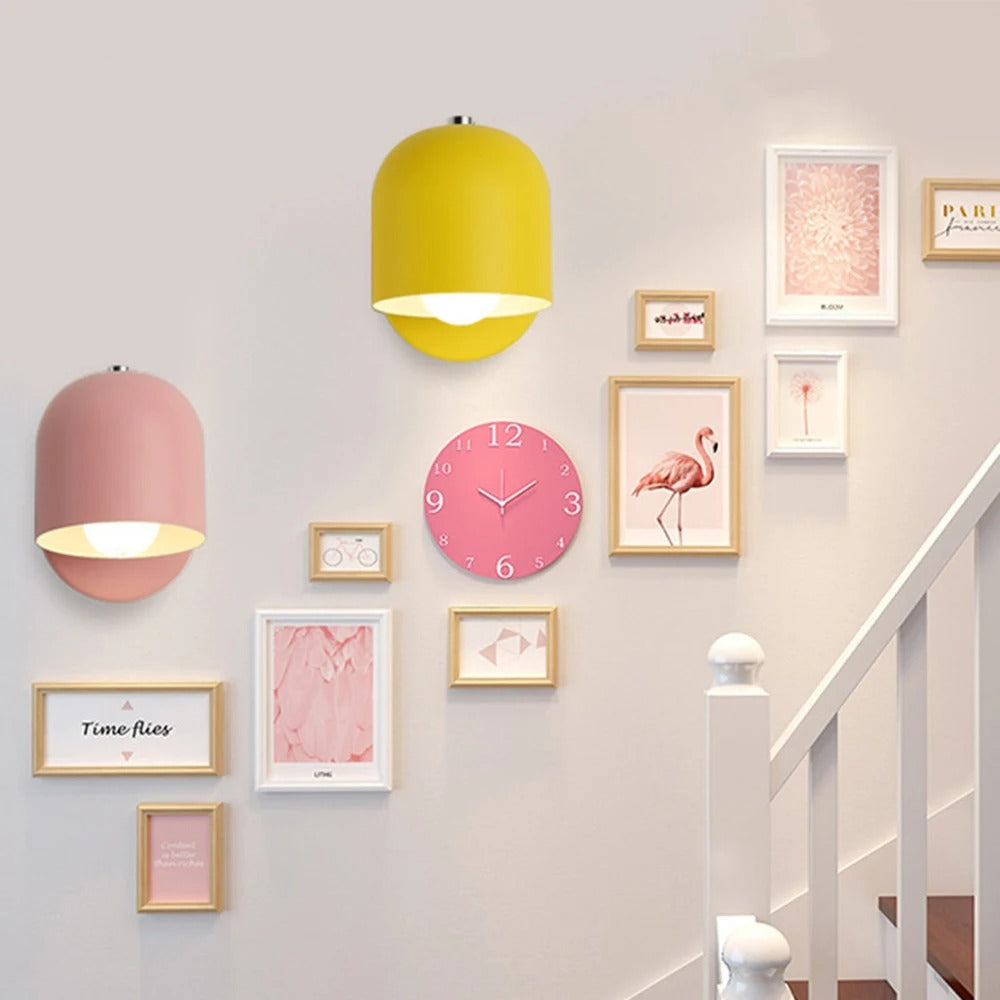 Modern Dome Wall Lamp - Iron & Glass Sconce - Stylish Lighting Fixture - Image 3