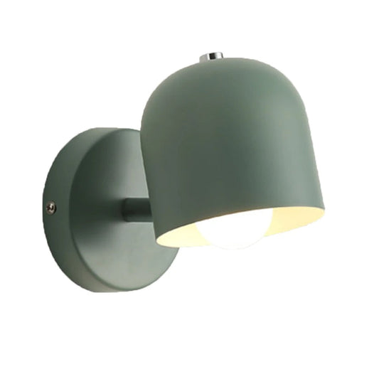 Modern Dome Wall Lamp - Iron & Glass Sconce - Stylish Lighting Fixture - Image 6