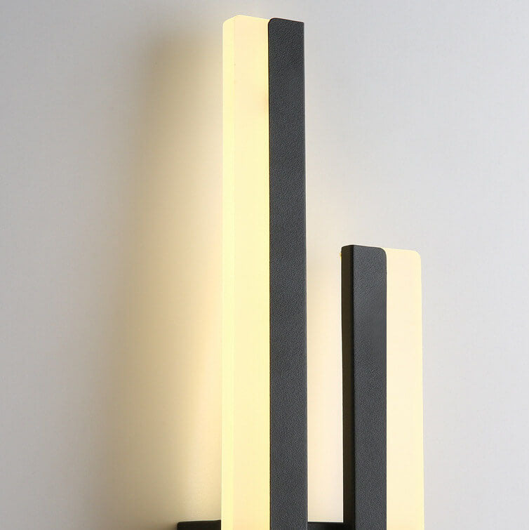 Modern Geometric Wall Sconce - Iron & Acrylic LED Light - Image 3