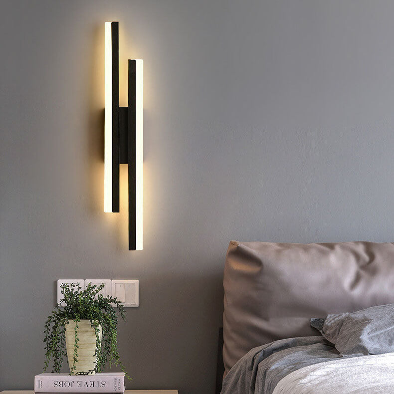 Modern Geometric Wall Sconce - Iron & Acrylic LED Light - Image 5
