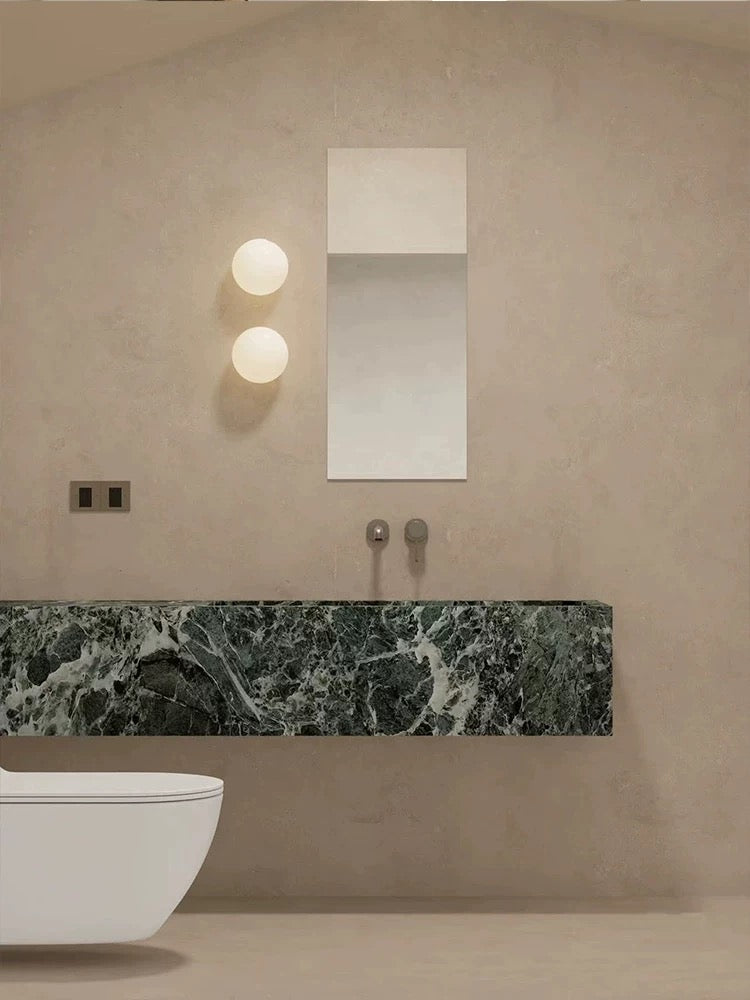Modern Globe Wall Sconce - Frosted Glass - Elegant Lighting - Image 3