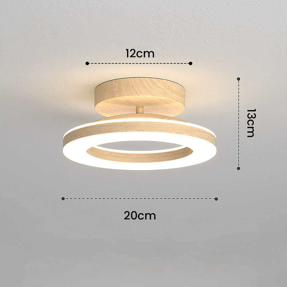 Modern Glow Disc Ceiling Light - Neutral Glow Design