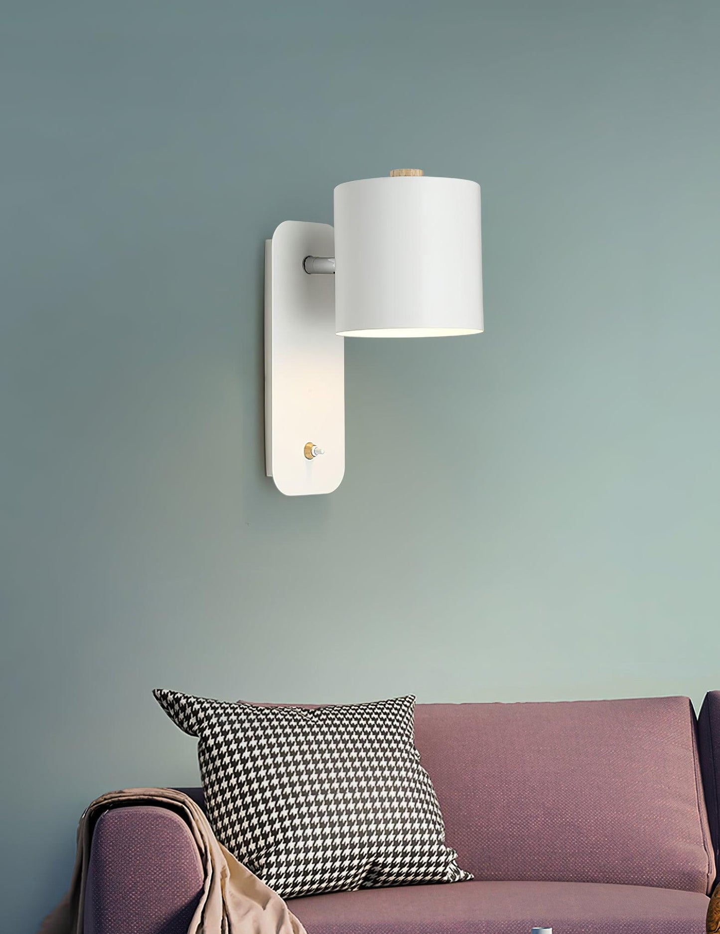 Modern Iron Wall Sconce - Rotatable Cylinder LED Wall Lamp - Minimalist Lighting - Image 3