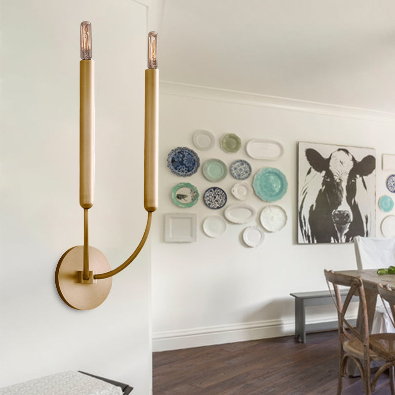 Modern Iron Wall Sconce - Tube Wall Lamp - Minimalist Wall Lighting - Image 2