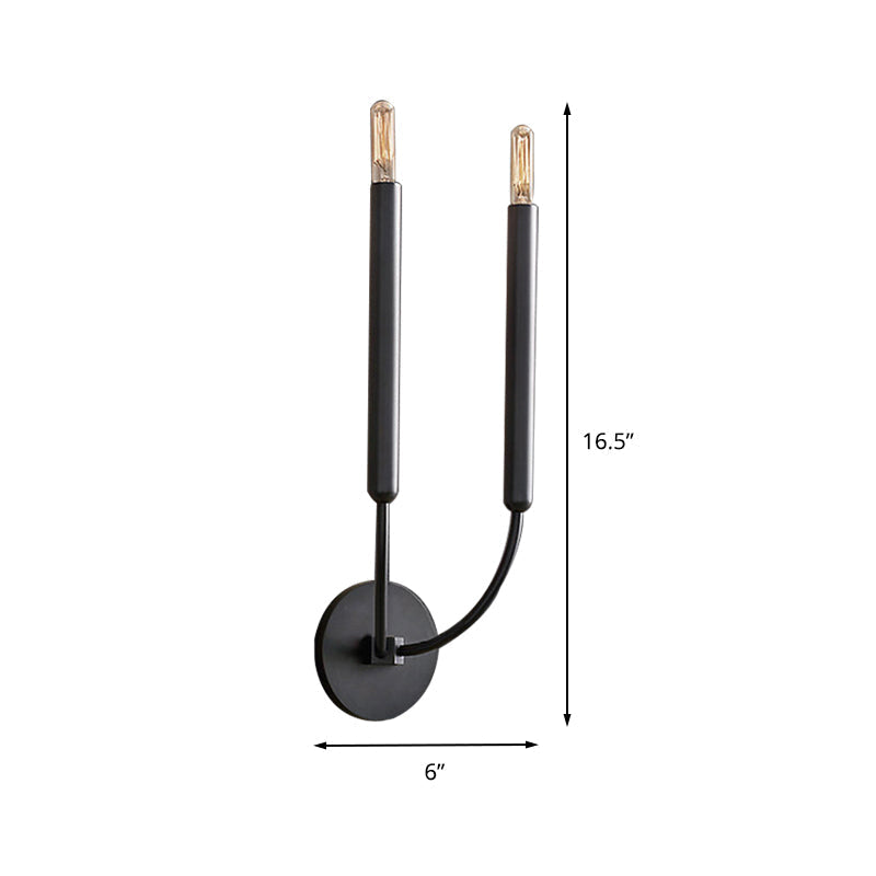Modern Iron Wall Sconce - Tube Wall Lamp - Minimalist Wall Lighting - Image 3