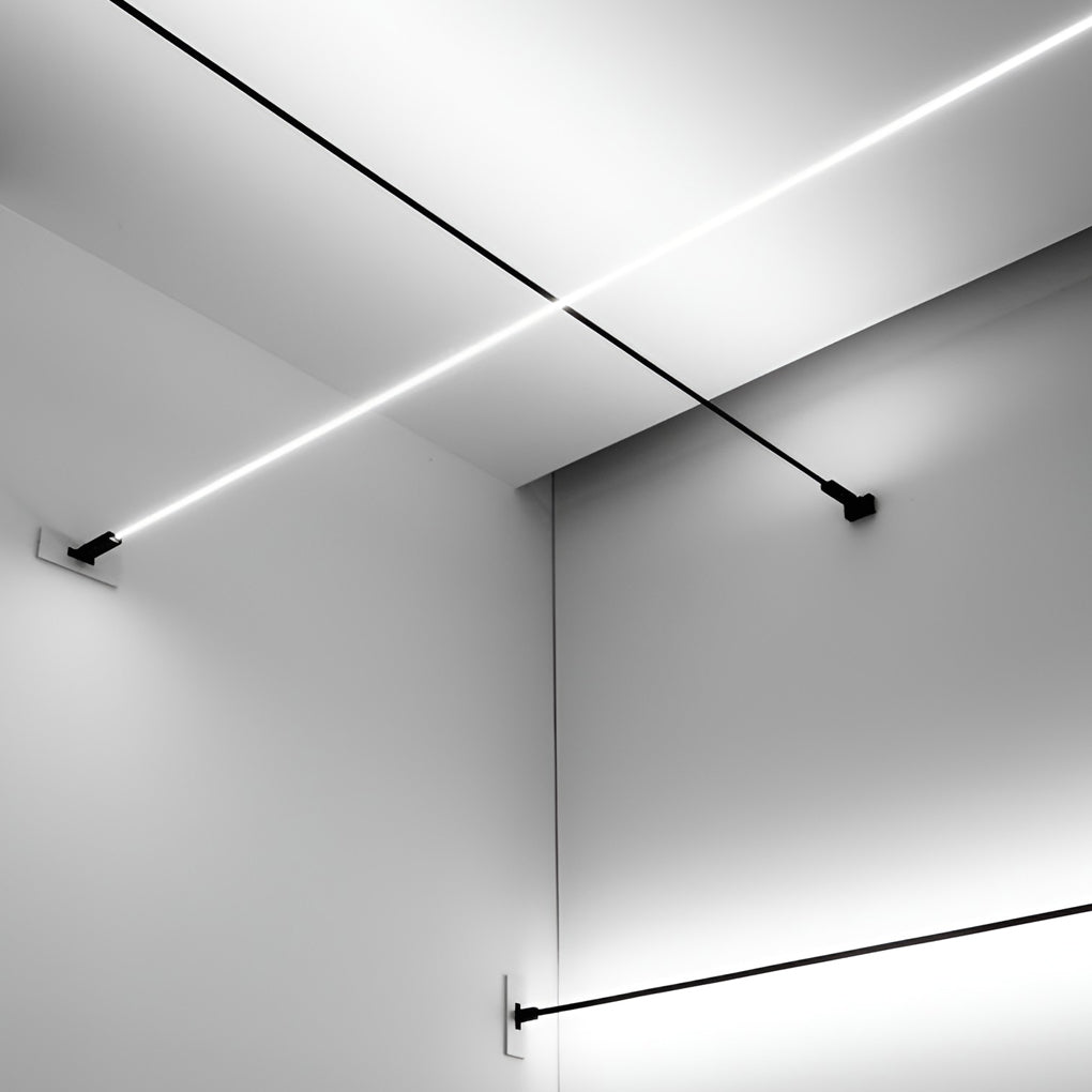 Modern LED Ceiling Light - Rotatable Track Lighting - Aluminium & Acrylic Fixture - Image 5