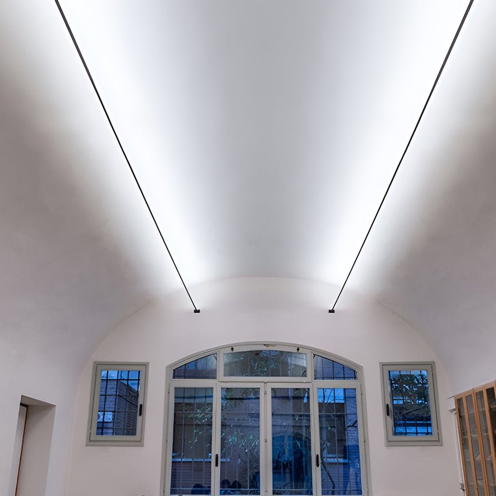Modern LED Ceiling Light - Rotatable Track Lighting - Aluminium & Acrylic Fixture - Image 6