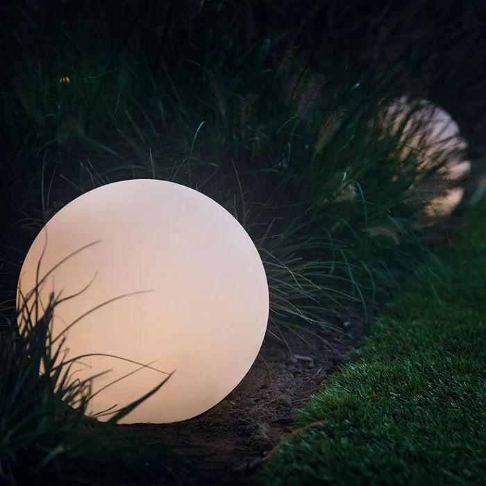 Modern LED Globe Garden Light - Rechargeable PE Outdoor Lamp - 16 Colors - Image 4