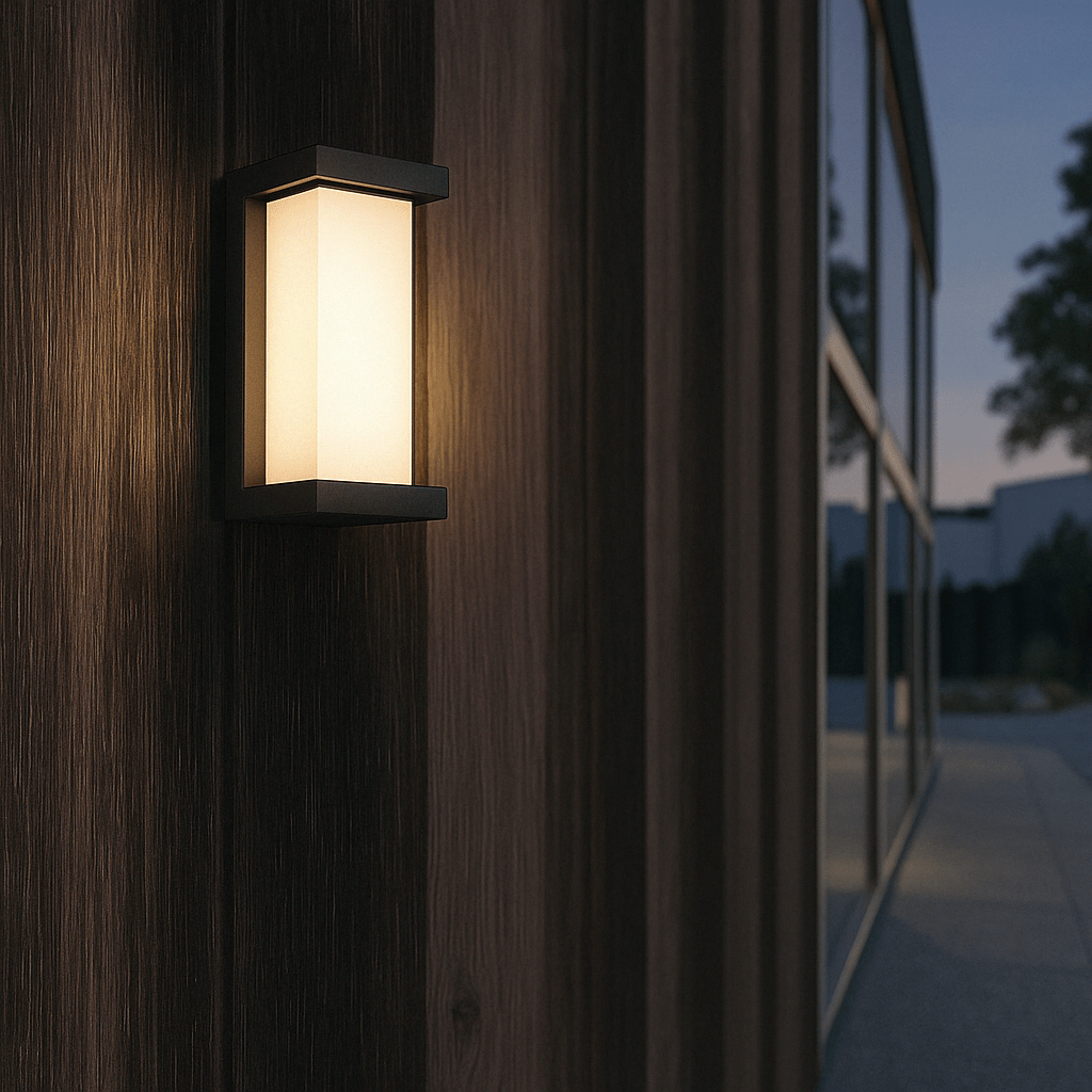 Modern LED Outdoor Wall Light with Motion Sensor