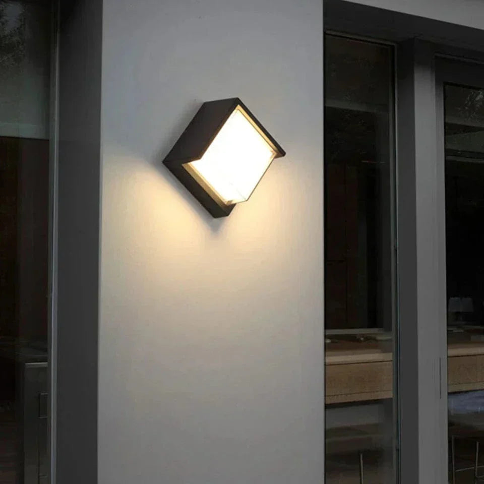 Modern LED Outdoor Wall Light with Motion Sensor