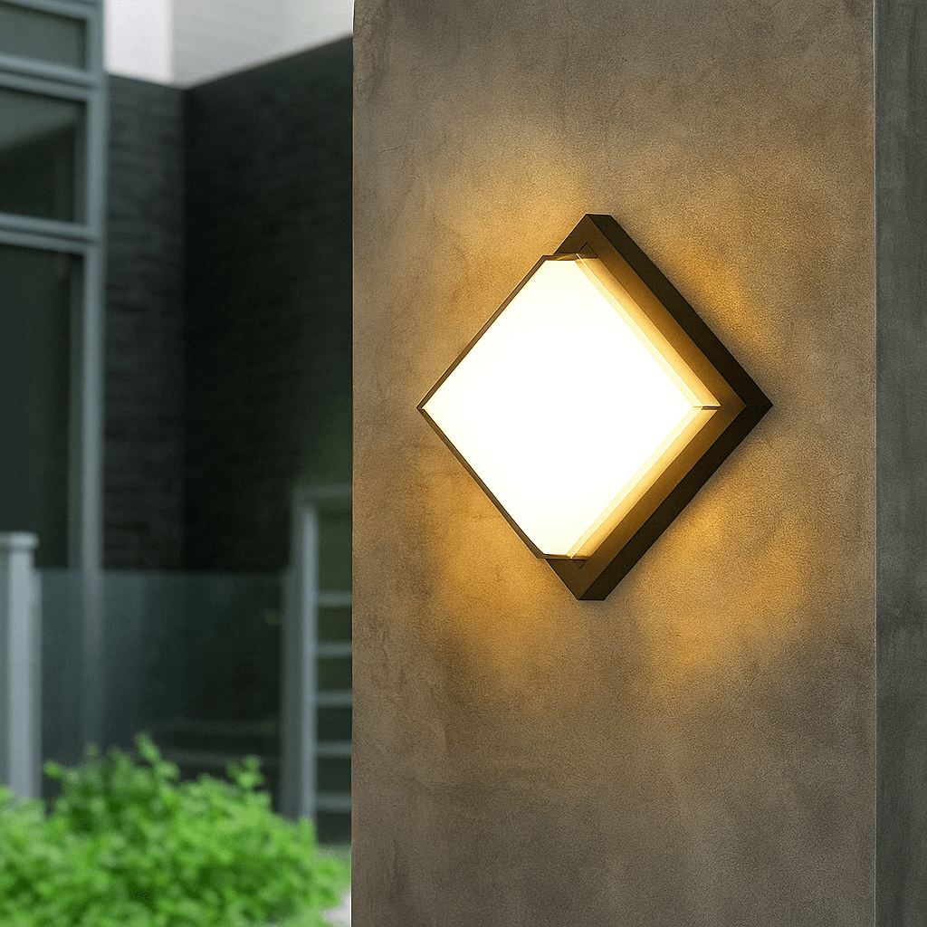 Modern LED Outdoor Wall Light with Motion Sensor