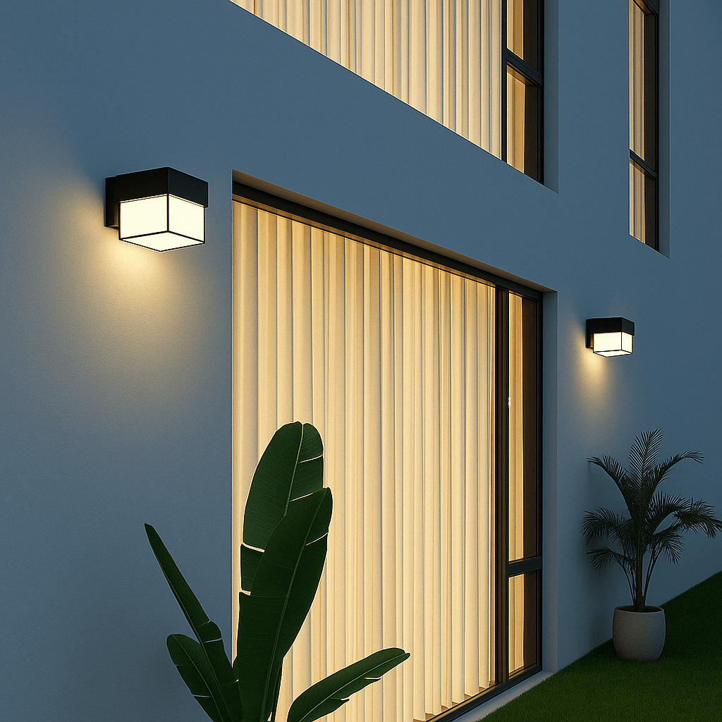 Modern LED Outdoor Wall Light with Motion Sensor