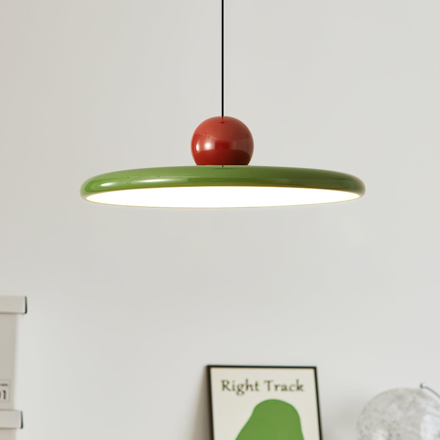 Modern LED Pendant Light - Acrylic Disc - Plug-in Lighting - Stylish Design - Image 2