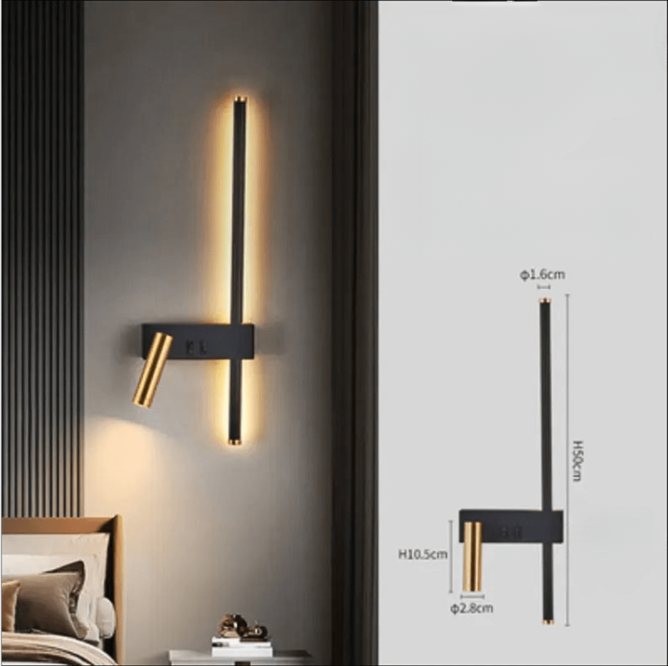 Modern LED Wall Reading Light - Soft Light