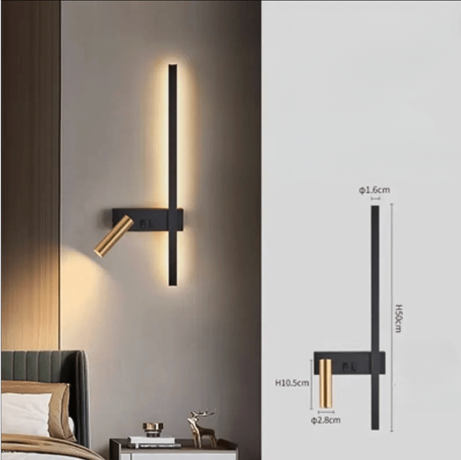 Modern LED Wall Reading Light - Soft Light