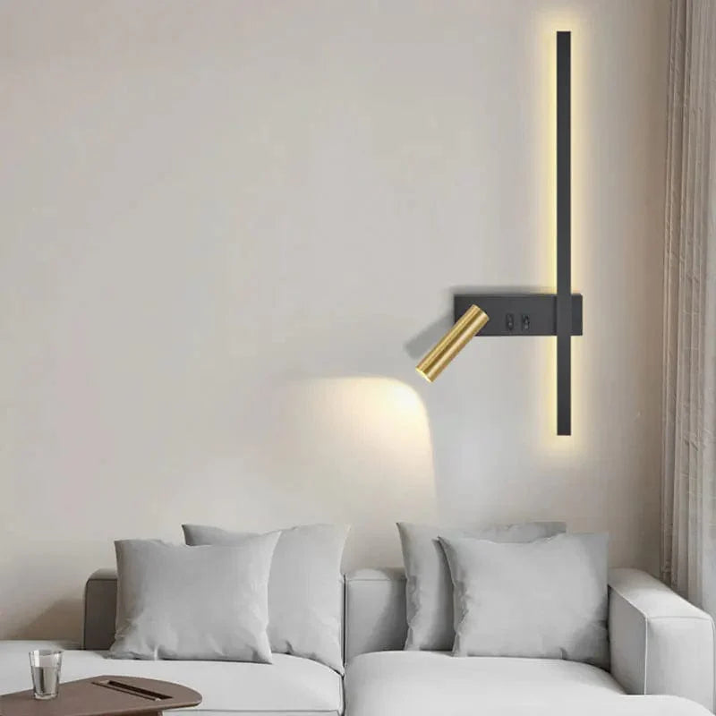 Modern LED Wall Reading Light - Soft Light