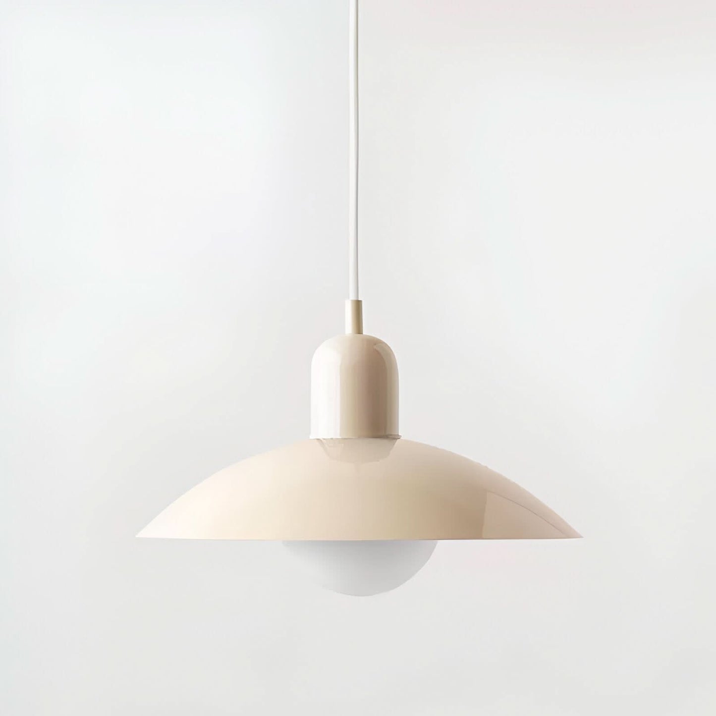 Modern Macaron Bauhaus Pendant Light – Iron Shade