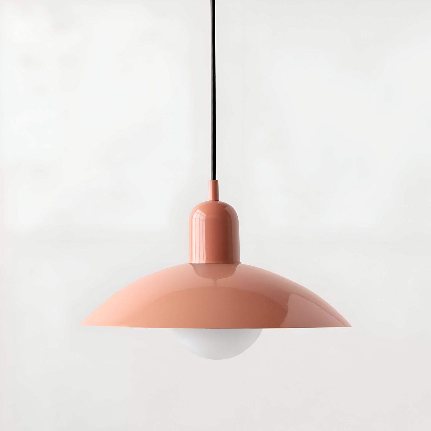 Modern Macaron Bauhaus Pendant Light – Iron Shade