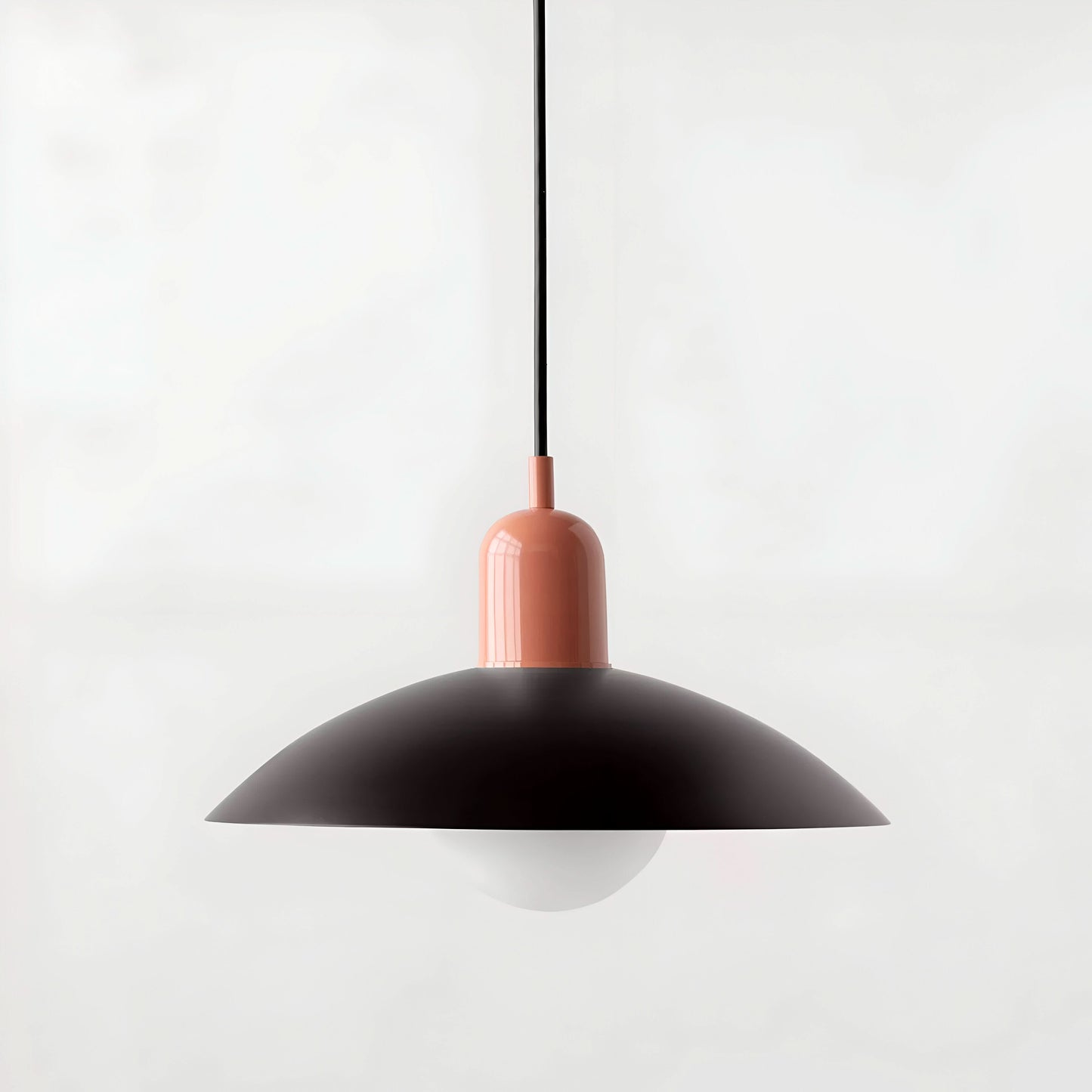 Modern Macaron Bauhaus Pendant Light – Iron Shade
