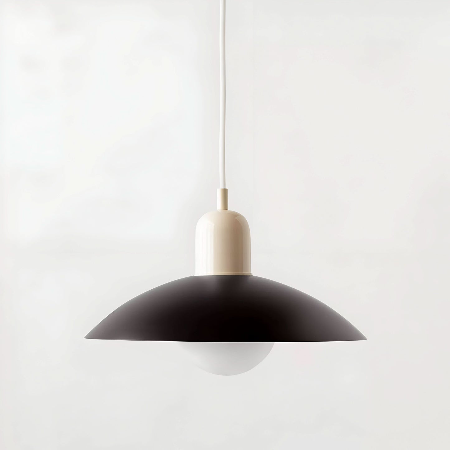 Modern Macaron Bauhaus Pendant Light – Iron Shade