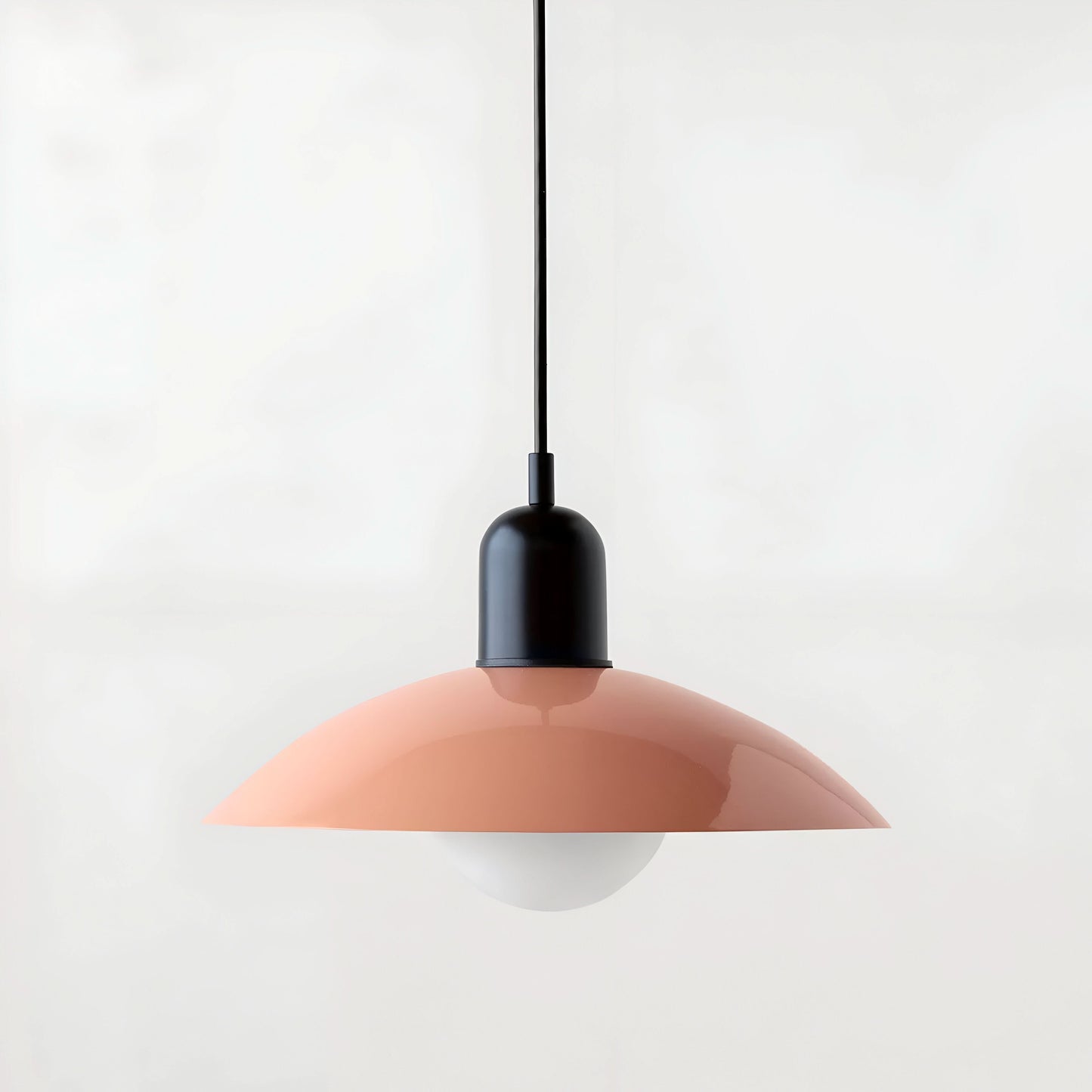Modern Macaron Bauhaus Pendant Light – Iron Shade
