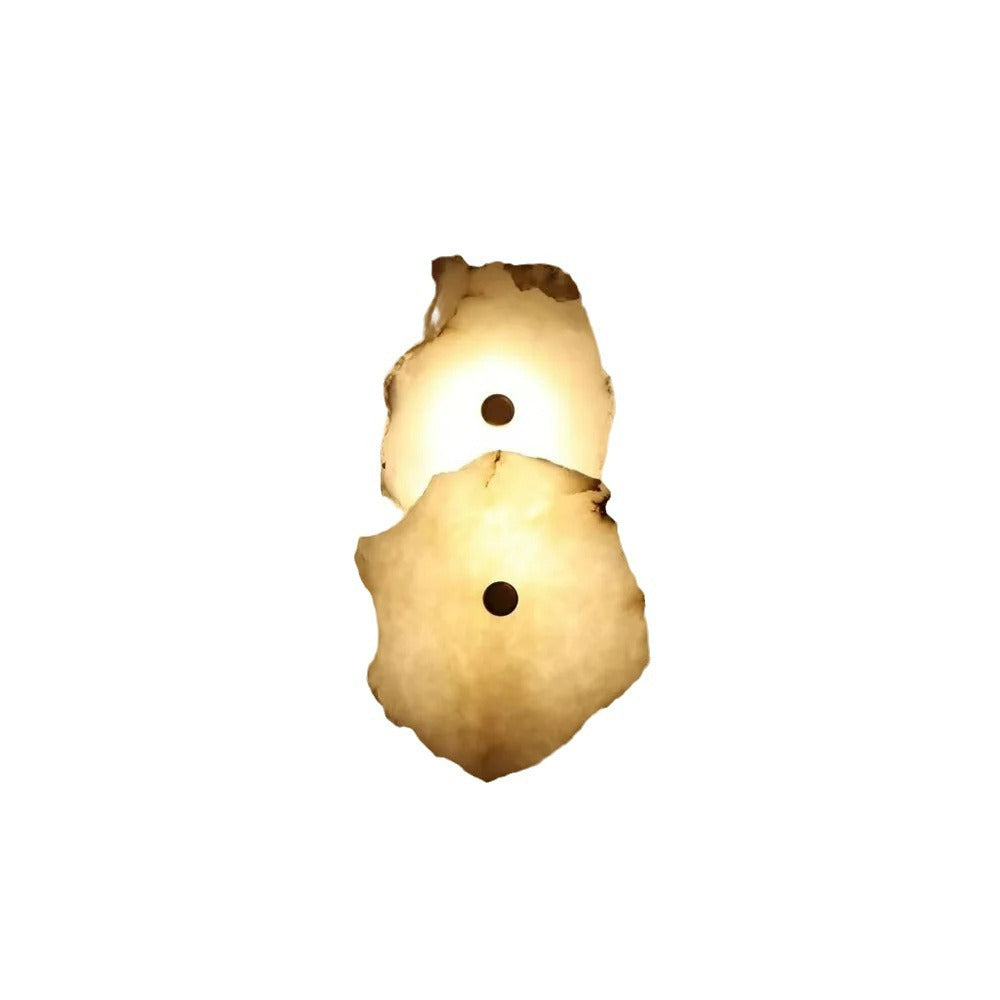 Modern Marble Wall Sconce - Irregular Stone Texture - LED Wall Lamp - Image 4