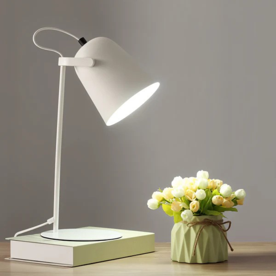 Modern Metal Table Lamp - Minimalist Cone Design - Stylish Desk Lamp - Image 2