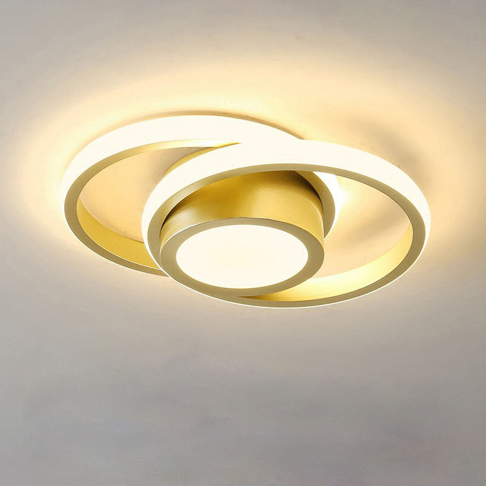 Modern Minimalist Halo Duo Ceiling Light - For Sophisticated Interiors