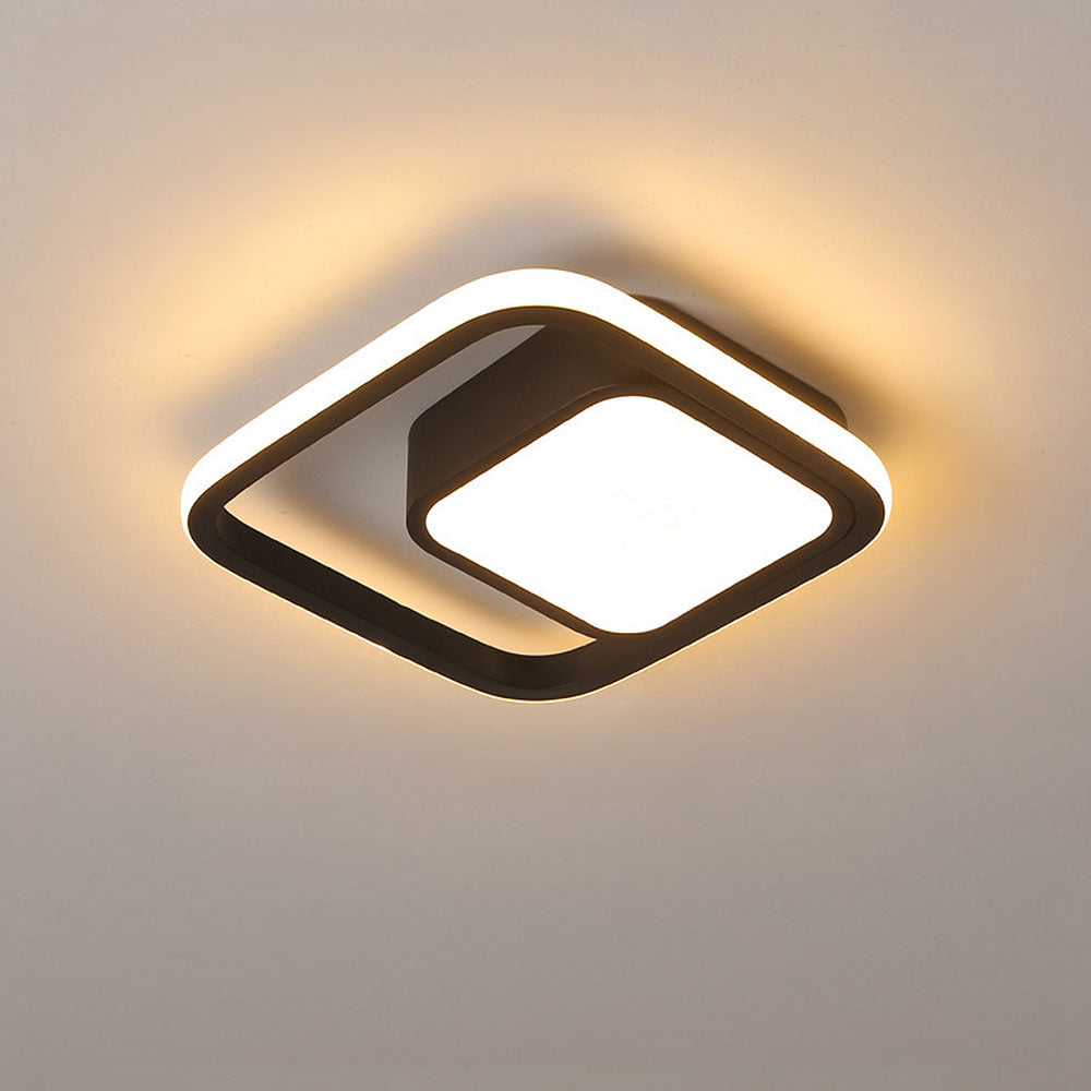 Modern Minimalist Halo Duo Ceiling Light - For Sophisticated Interiors