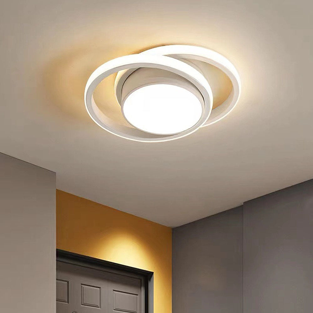 Modern Minimalist Halo Duo Ceiling Light - For Sophisticated Interiors