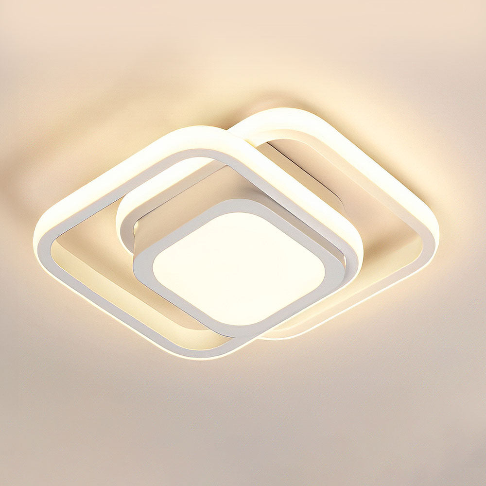 Modern Minimalist Halo Duo Ceiling Light - For Sophisticated Interiors