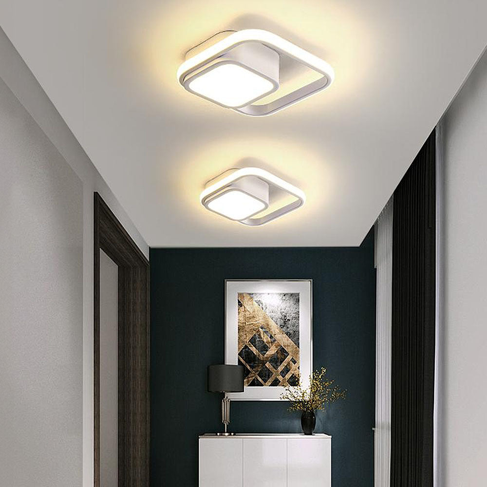 Modern Minimalist Halo Duo Ceiling Light - For Sophisticated Interiors