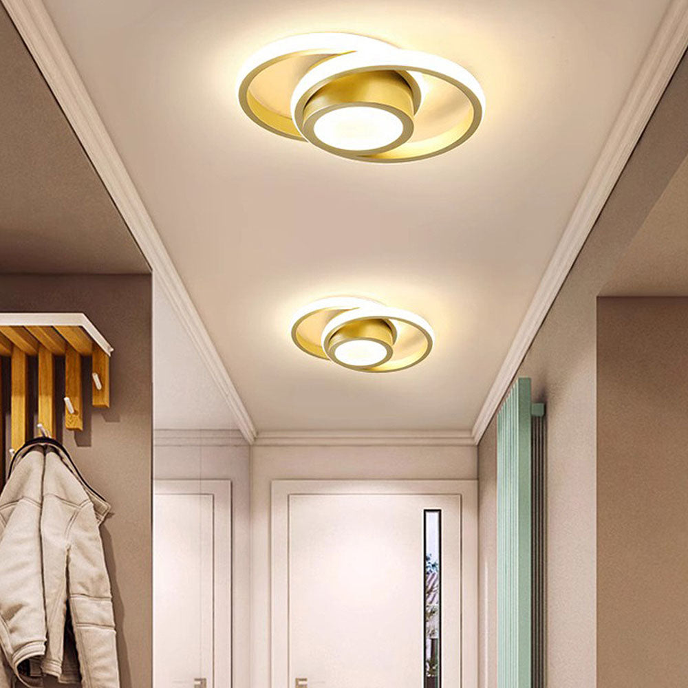 Modern Minimalist Halo Duo Ceiling Light - For Sophisticated Interiors