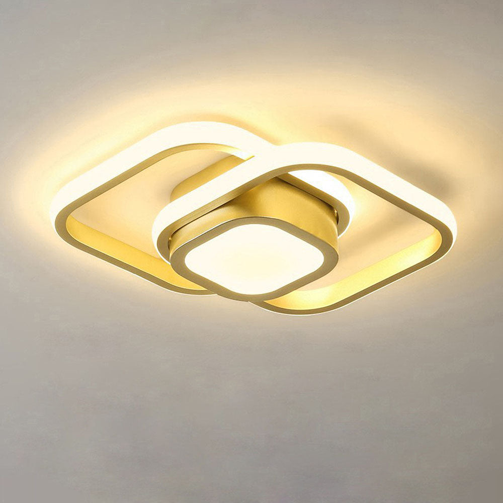 Modern Minimalist Halo Duo Ceiling Light - For Sophisticated Interiors