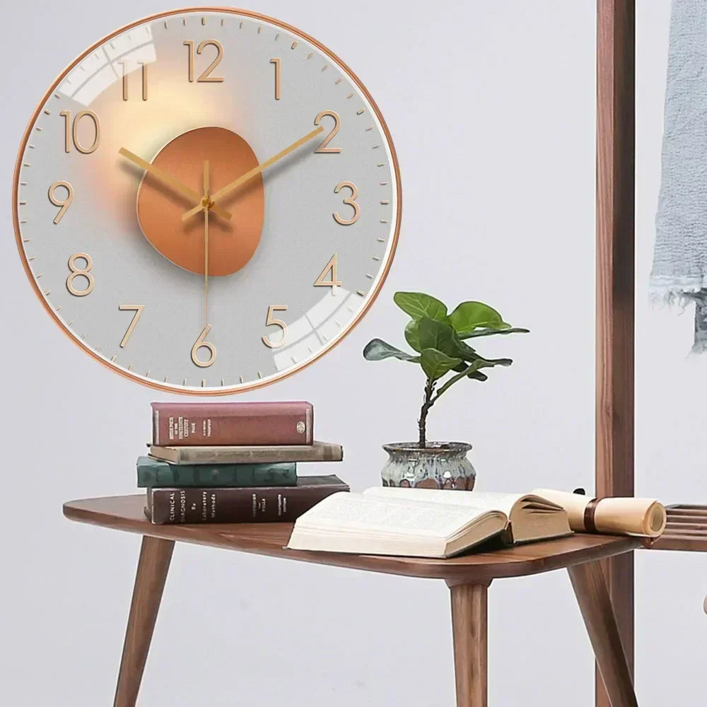 Modern Minimalist Wall Clock - Silent Quartz Movement - Home & Office Decor - Image 4